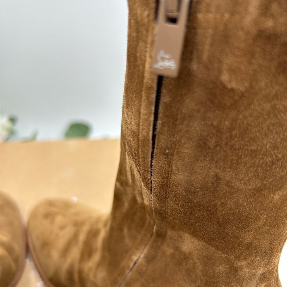 Women’s Christian Louboutin stretchadoxa 70 suede boots, size 39 made in Italy - Picture 9 of 11